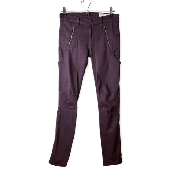 Rag & Bone Mulberry Rally Zipper Skinny  Cargo Jeans 25 - Picture 1 of 9